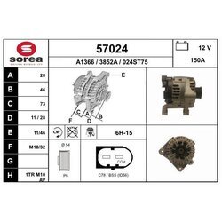 Alternátor EAI 57024