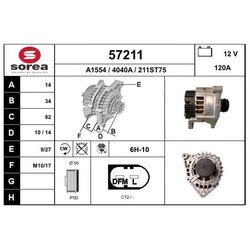 Alternátor EAI 57211