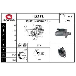 Štartér EAI 12278
