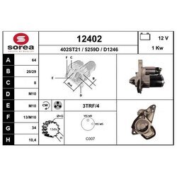 Štartér EAI 12402
