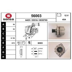 Alternátor EAI 56003