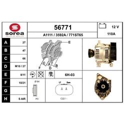 Alternátor EAI 56771