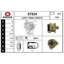 Alternátor EAI 57534