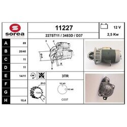 Štartér EAI 11227