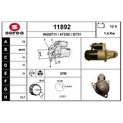 Štartér EAI 11892