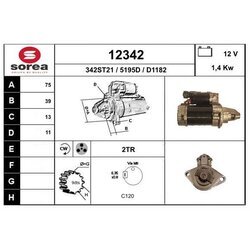 Štartér EAI 12342