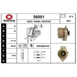 Alternátor EAI 56001