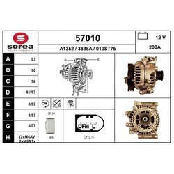 Alternátor EAI 57010