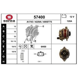 Alternátor EAI 57400