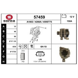 Alternátor EAI 57459