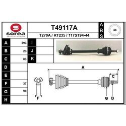 Hnací hriadeľ EAI T49117A