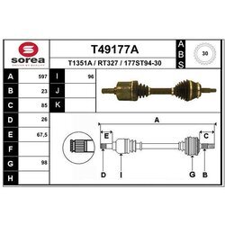 Hnací hriadeľ EAI T49177A