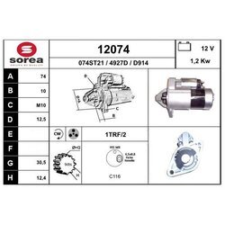 Štartér EAI 12074