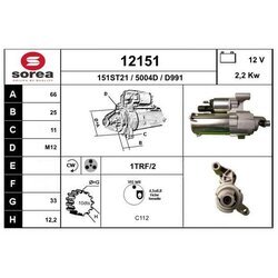 Štartér EAI 12151