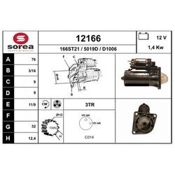Štartér EAI 12166
