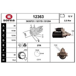 Štartér EAI 12363
