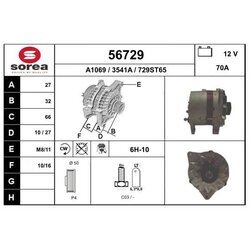 Alternátor EAI 56729