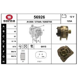 Alternátor EAI 56926