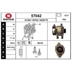 Alternátor EAI 57042