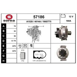 Alternátor EAI 57186