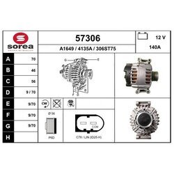 Alternátor EAI 57306