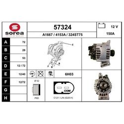 Alternátor EAI 57324