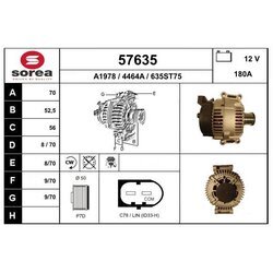 Alternátor EAI 57635