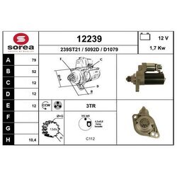 Štartér EAI 12239
