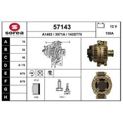 Alternátor EAI 57143