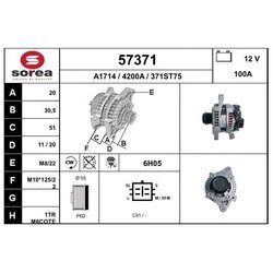 Alternátor EAI 57371