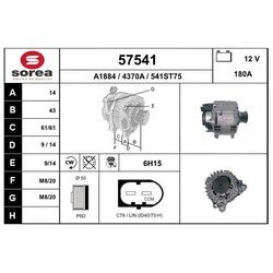 Alternátor EAI 57541