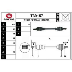 Hnací hriadeľ EAI T39157