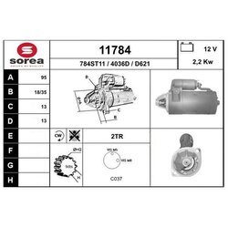 Štartér EAI 11784