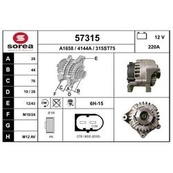 Alternátor EAI 57315