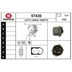 Alternátor EAI 57430