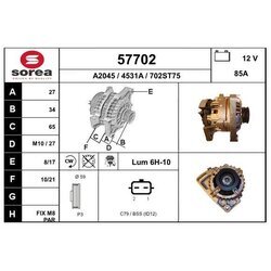 Alternátor EAI 57702