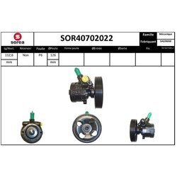 Hydraulické čerpadlo pre riadenie EAI SOR40702022