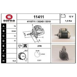 Štartér EAI 11411