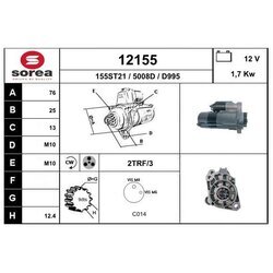 Štartér EAI 12155