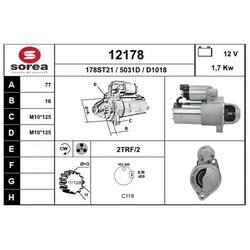 Štartér EAI 12178