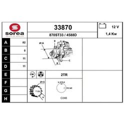 Štartér EAI 33870