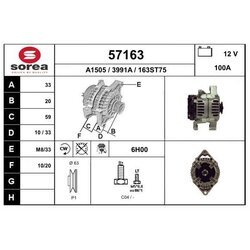 Alternátor EAI 57163