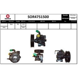 Hydraulické čerpadlo pre riadenie EAI SOR4751500