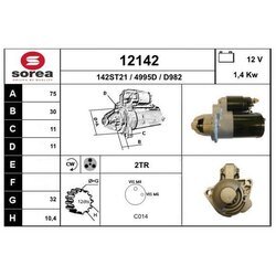 Štartér EAI 12142