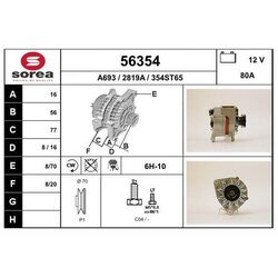 Alternátor EAI 56354