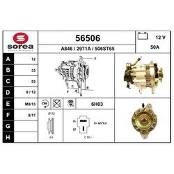 Alternátor EAI 56506