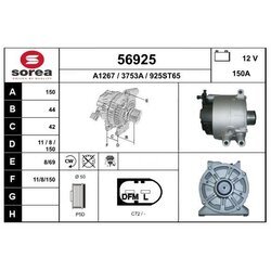 Alternátor EAI 56925