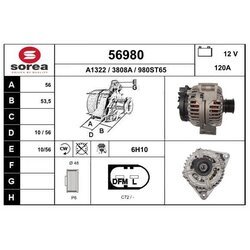 Alternátor EAI 56980