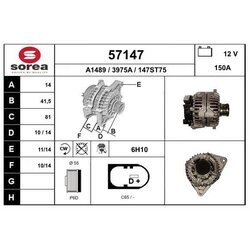 Alternátor EAI 57147