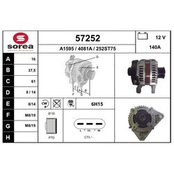 Alternátor EAI 57252